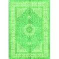 thumbnail image 1 of Ahgly Company Indoor Rectangle Medallion Green Traditional Area Rugs, 8' x 12', 1 of 1