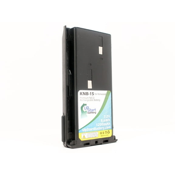 Kenwood KNB-15A Battery - Replacement for Kenwood KNB-14, KNB-15 Two-Way Radio Battery (1200mAh, 7.2V, NI-CD)