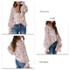 thumbnail image 5 of Camisa de manga abullonada con cuello en V, blusa con estampado floral y cuello en V con manga abullonada Tops con estampado floral construidos para durar, 5 of 6