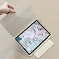 thumbnail image 4 of ELEHOLD Premium Tri-Fold Magnetic Tablet Case For Apple iPad 11th(A16) 2025/ 10th Gen 2022 with Pencil Holder, Adjustable Stand Magnetic Detachable Shockproof Back Cover ,White, 4 of 10