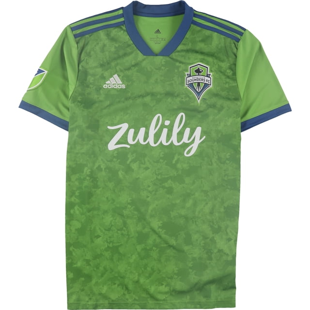 Adidas Mens Seattle Sounders Jersey, green, M