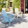 thumbnail image 6 of VINGLI Outdoor Side Table with 2 Layer Storage, Plastic Waterproof and UV Resistant HDPE Adirondack Coffee End Tables, All Weather for Patio, Backyard, Pool, Indoor Use (White), 6 of 6