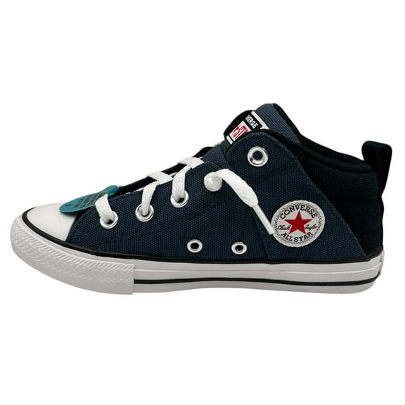 Converse Chuck Taylor All Star Youth Boy's Slip on Shoes Size 2 Royal Blue/Black