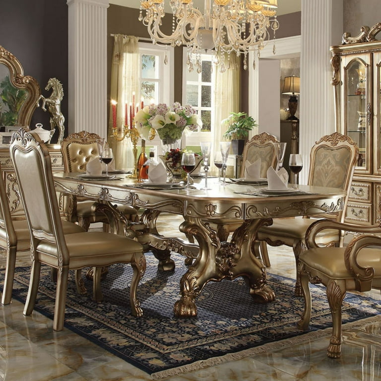 Acme Furniture Dresden Rectangular Trestle Dining Table