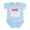 Sky Blue, variant on CafePress - Canadian American The Best Ki Infant Bodysuit - Baby Light Bodysuit, Size Newborn - 24 Months