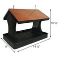 thumbnail image 3 of Woodlink Vintage Tin Panel Roof Hopper Feeder, 3 of 3