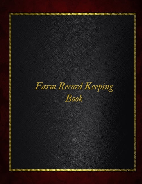 Farm Record Keeping Book Farm Management Record Keeping Book, Farmers