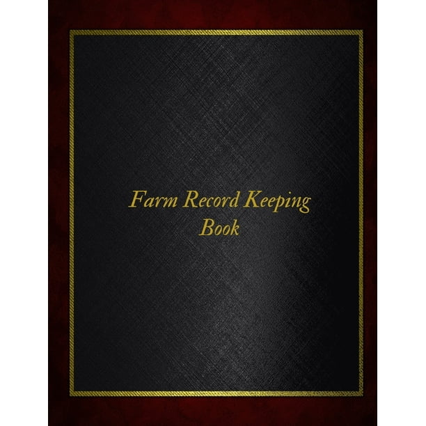 Farm Record Keeping Book Farm Management Record Keeping Book, Farmers
