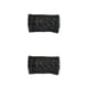 thumbnail image 1 of Diadema de invierno Jumpingount para mujer Protector de cabeza elástico de ganchillo a prueba de viento Negro+Gris 2Conjunto, 1 of 6