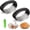 2, variant on Garlic Press Rocker, Portable Manual Stainless Steel Garlic Press Rocker Crusher Masher with Garlic Peeling Drum for Home Kitchen Utensils Garlic Crusher