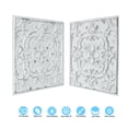 thumbnail image 6 of Vintage Pattern Tin Ceiling Tiles Decorative 3D panels for Luxury apartments PL19 Distress crack white black 10Pcs/pack, 6 of 10