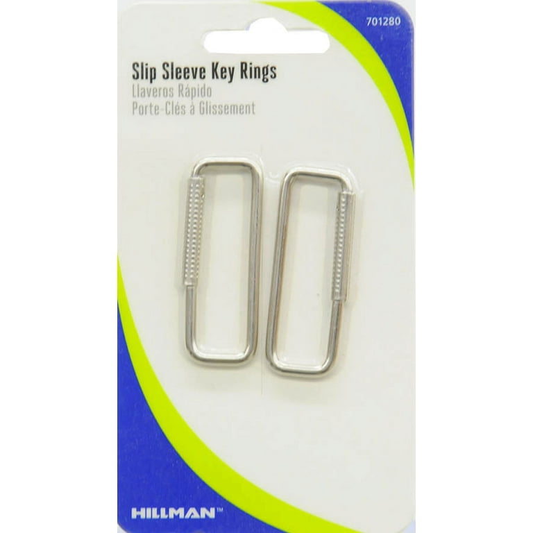 Hillman 2-Pack Spring Tempered Steel Split Key Ring at