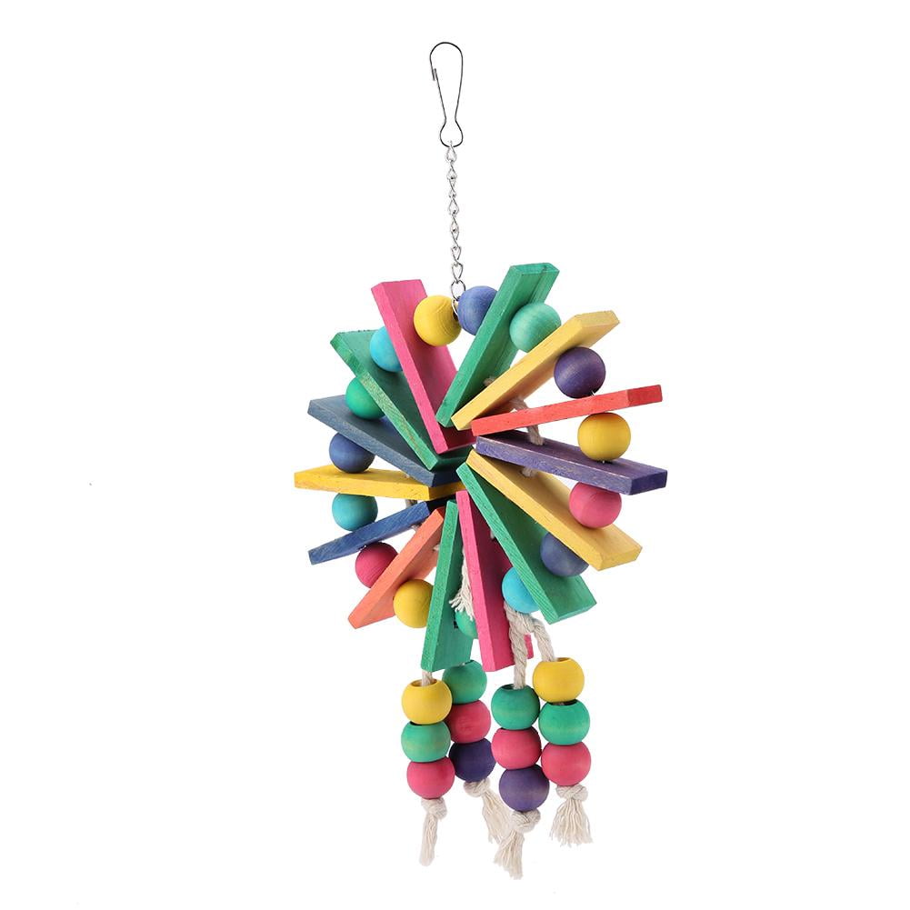 Tebru Hanging Toy Parrot Swing,Toy Parrot Swing,Parrot Toy Bird Toys
