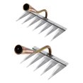 thumbnail image 1 of 2 Stuks Multifunctionele Bloembedden Tuinieren Gazon Leveling Los Zaaien voor 5 puntas 7 puntas Sharpla Azada de boda, 1 of 8