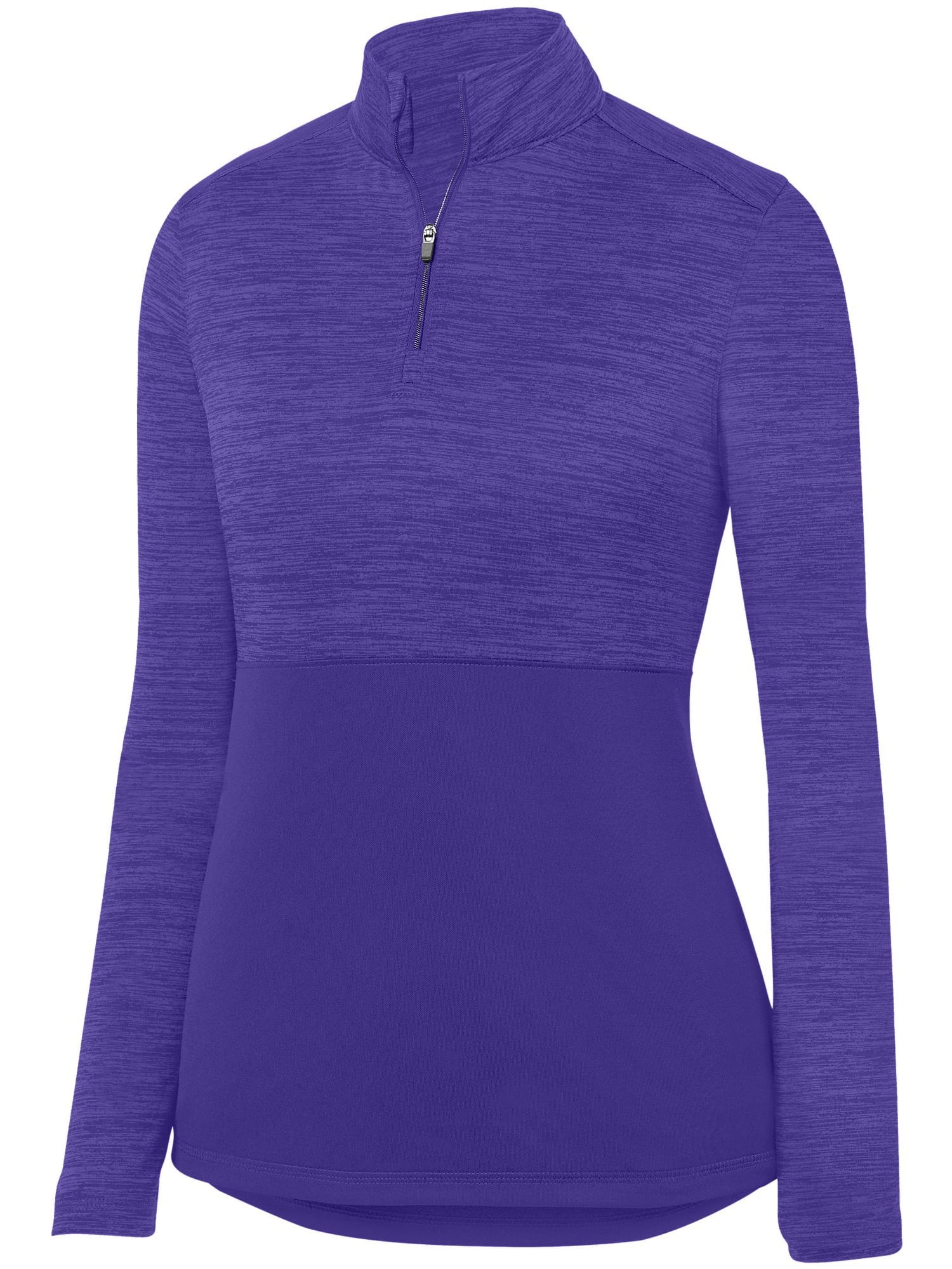 Augusta Sportswear S Womens SHADOW TONAL HEATHER 1/4 ZIP PULLOVER