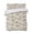 Light Beige, variant on Quilts Twin Size Bedding Set, Cute Fox Lightweight Quilted Comforter, Funny Animals Rustic Star Bunny Soft Reversible Bedspread Coverlet with Pillow Covers for All Season, 68" x 86"