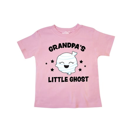 

Inktastic Cute Grandpa s Little Ghost with Stars Gift Toddler Toddler Girl T-Shirt