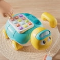 thumbnail image 4 of Hearth & Gear Cartoon Baby Toddler Phone Pull String Turtle With Music And Light Early Learning Educational For Children (Blue) Catch Games for Toddler Computer for Toddlers 4 Years Old Kids Learning, 4 of 6
