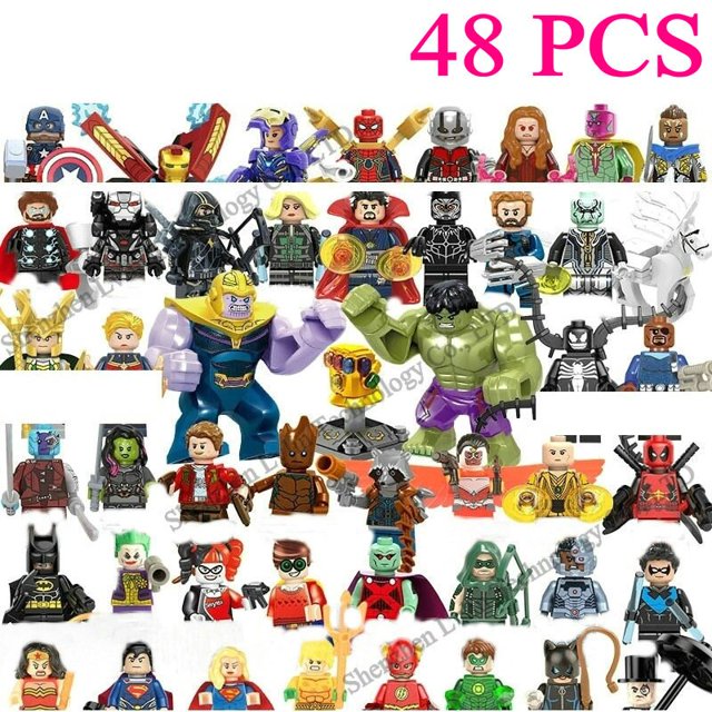 Disney-figuras de héroes de Anime para niños, 4cm, bloques de construcción, regalo para niños, modelo de juguete, Mini películas, personajes, estatuilla Compatible con Lego hola suerte unisex