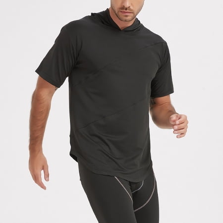 Zysthvn Men Shirts Casual Casual Summer Golf Mens T Shirts Athletic Solid Quick Dry Crew Neck Short Sleeve Shirts