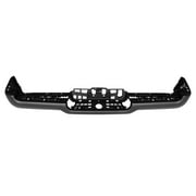 REAR STEP BUMPER FACE BAR; FOR REBEL AND TRX MODELS; BLACK POWDER