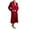 Red, variant on Mens Silk Robe Men Bathrobes Kimono Cotton Robe Thin, Solid Color, Plus Size, Cardigan Black Red Robe