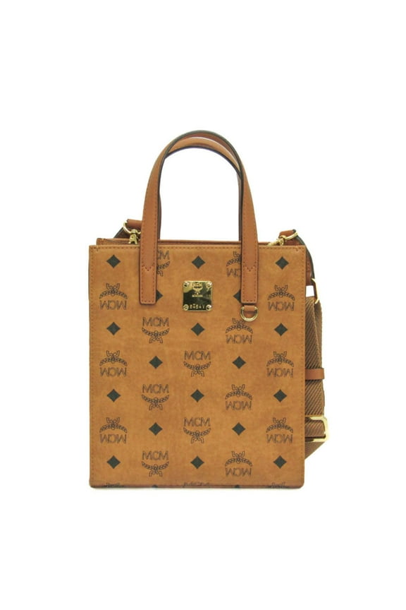 Pre-Owned MCM Visetos Klassik Tote Bag Mini MMTAAKC02CO001 Women's Coated Canvas... (Good)