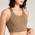 thumbnail image 6 of Women Bras Sports Fitness Bra Yoga Running Bra Dry Wicking Bra Bras for Women No Underwire Coffee S, 6 of 7