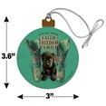 thumbnail image 6 of It's All About Faith Freedom Family Boots Dog Wood Christmas Tree Holiday Ornament, 6 of 7