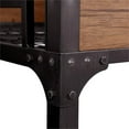 thumbnail image 6 of Bowery Hill Modern Steel Metal/Wood Full Over Full Bunk Bed in Black, 6 of 9