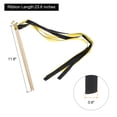 thumbnail image 2 of Unique Bargains 20Pcs Wedding Ribbon Sticks Ribbon Streamers Sticks for Wedding Celebration Golden,Black, 2 of 5