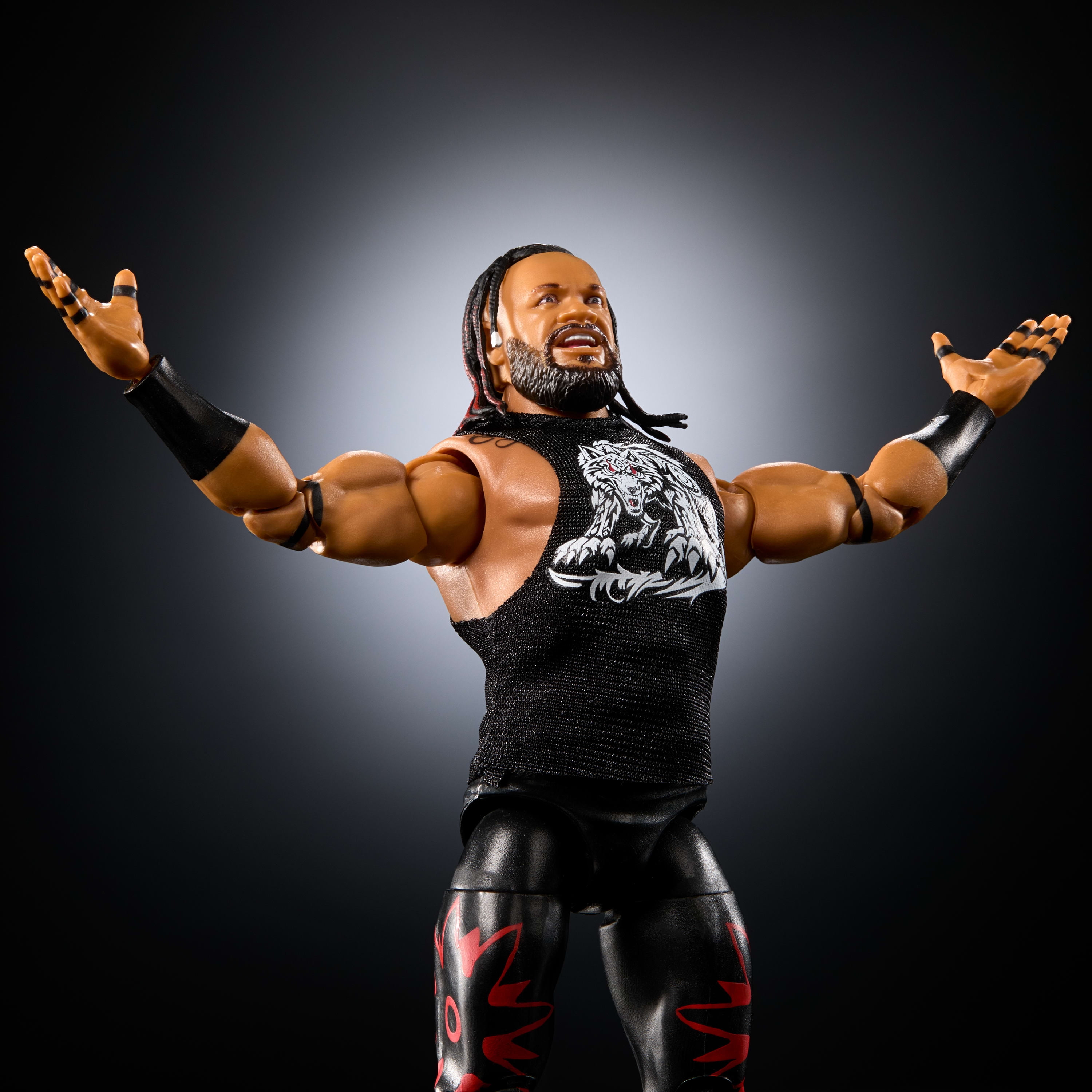 WWE Elite Jacob Fatu Action Figure, Series #118, 6-inch Collectible with Articulation & Accessories