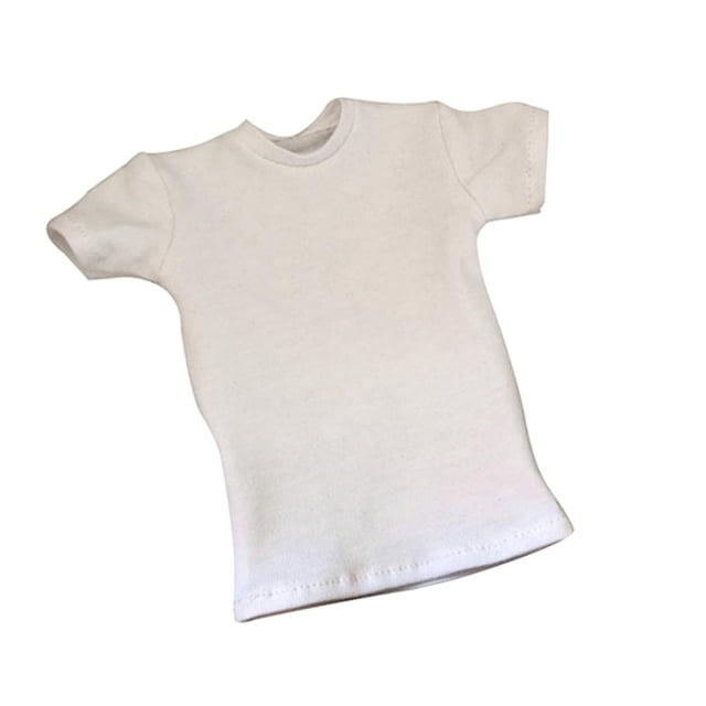 Camiseta Corta 1/6 Yotijar Suelto Cuello de acción Masculina