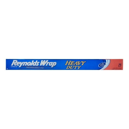 Heavy Duty Foil - Reynolds Wrap Heavy Duty Aluminum Foil, 75 Ft