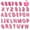 Pink, variant on 72 Pcs White Alphabet and Numbers Iron-on Letters Varsity Decorative Repair Patches Numbers 0-9 Applique Embroidered Patch A-Z Letters Iron-on for Clothing Handbags Shoes Hats By Scheam