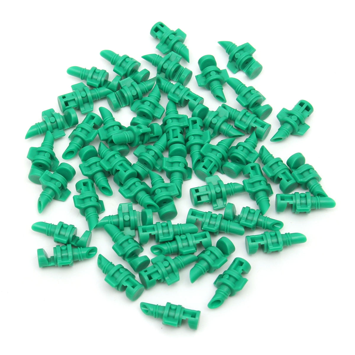 50Pcs Micro Garden Lawn Sprinkler Irrigation System Water Spray Misting Nozzle by