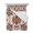 Red, variant on Boho Flowers Queen Size Down Alternative Comforter, Lightweight Comforter Quilt Bedding Set with Pillow Shams Abstract Bohemian Colorful Retro Floral All Seasons Bed Comforter Duvet Insert 90"x96"