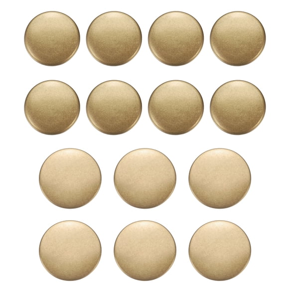 Uxcell Metal Antiqued Button Set 15mm 20mm Round Metal Sewing Buttons Bronze