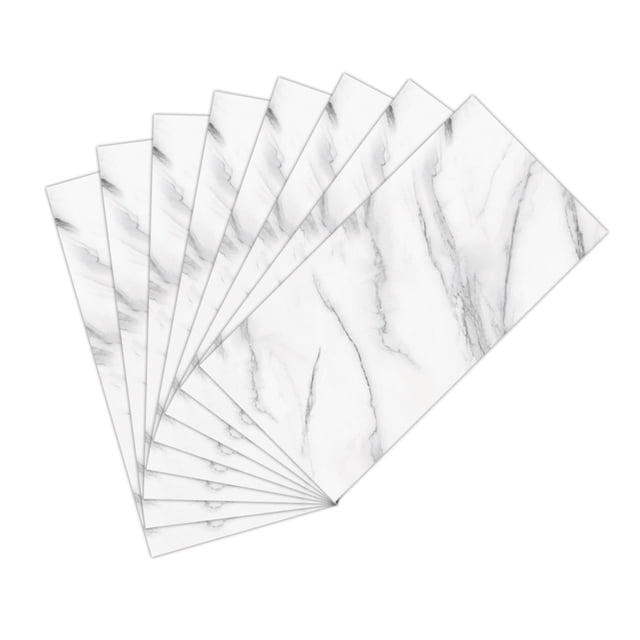 8 Piezas de Protector Contra Salpicaduras MFZFUKR Adhesivo de Papel Tapiz de Mármol 30x30cm