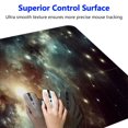 thumbnail image 3 of nygtbtfer  Large Gaming Mouse Pad Mat with Stitched Edge Non-Slip Rubber Base Washable Resilient for Office Computers Laptop Table Mouse Pads Mats Accessory (Starry Sky), 3 of 6