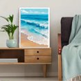 thumbnail image 5 of Qisvanset Ocean Waves Beach Landscape Canvas Wall Art 15.75x11.81 INCHES, 5 of 8