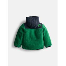 Minecraft Boys’ Faux Shearling Jacket with Hood, Sizes XS-XL