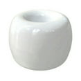 thumbnail image 3 of opvise Toothbrush Holder Mini Ceramic Toothbrush Stand Hollow Design Multi-purpose Pen Holder for Home Bathroom White, 3 of 8