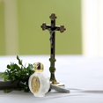 thumbnail image 2 of 2pcs Glass Holy Water Bottle Embossed Glass Holy Water Bottle Pocket Holy Water Bottles, 2 of 4