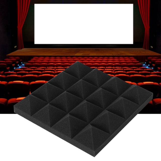 Esponja de panel de absorción, 6 piezas en forma de pirámide, espuma insonorizada, espuma acústica insonorizada, artesanía excepcional
