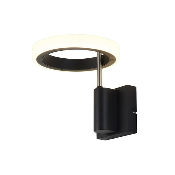 Aerial Hardwired LED Wall Sconce 9 Inch Antique Nickel