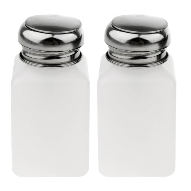 2x Quitaesmalte de uñas Limpieza vacías 200ml Colcomx Dispensador de botella de prensa