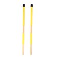 thumbnail image 1 of Yellow Drum Brush Sticks Made of Plastic for Jazz Music Performance 19pcs Rods Smooth Comfortable, 1 of 8