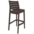 thumbnail image 3 of Compamia Ares Tabouret de Bar d'Extérieur de 29,5 Pieds - Ensemble de 1, Brun, 3 of 8