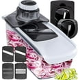 thumbnail image 4 of Fullstar Kitchen Mandoline, Adjustable Veggie & Potato Slicer, 6-in-1 Multi Function Julienne, White, 4 of 9
